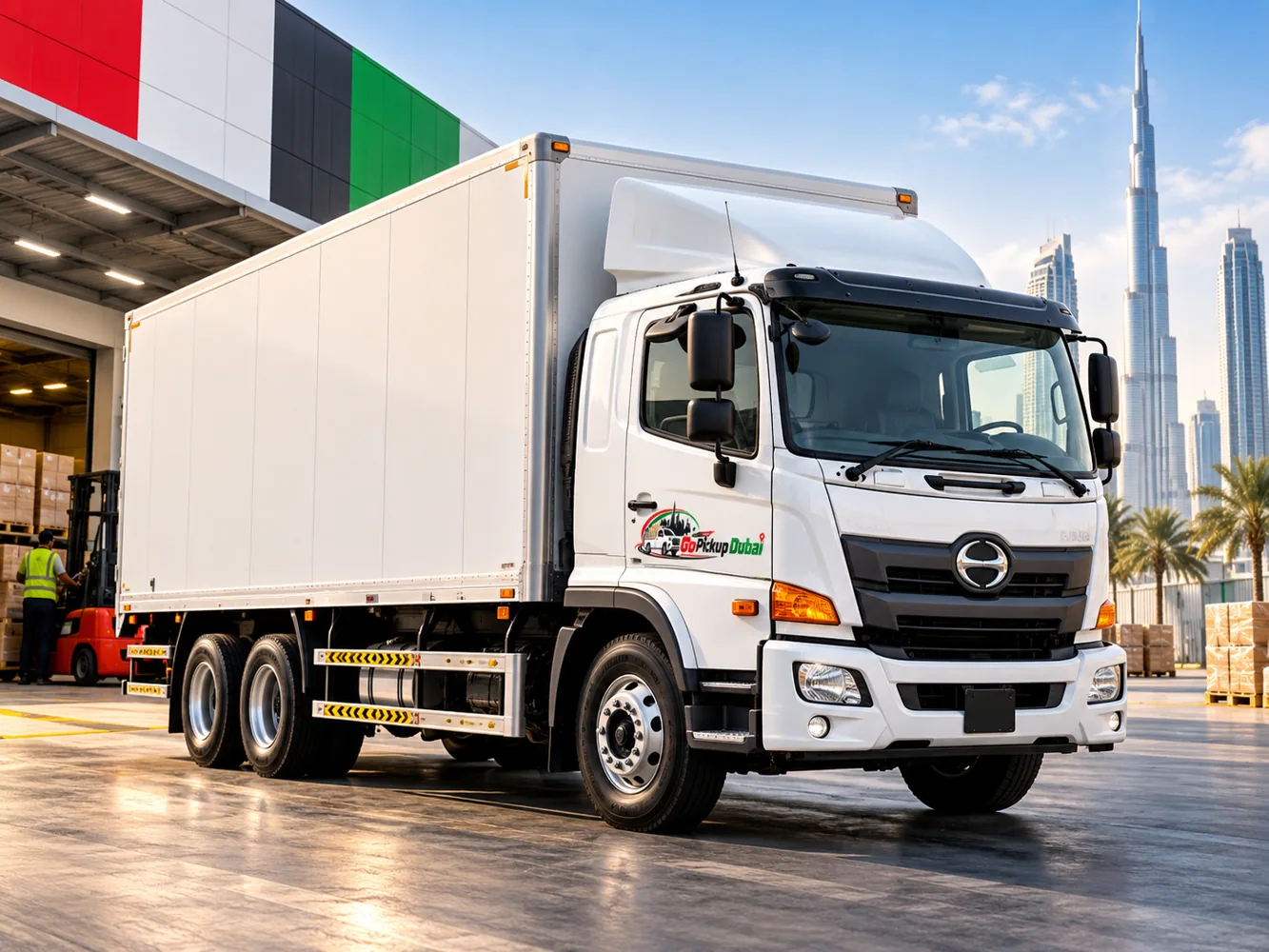10 Ton Truck Rental truck illustration